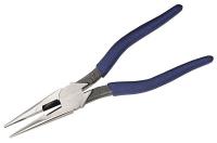 10J839 Pliers, Long Nose, w/Cutter, Ylw, 8 In L