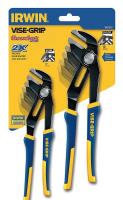 10J858 Groove Lock Plier Set, 8 and 10 In., 2 Pc