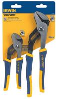 10J877 Groove Lock Plier Set, 6 and 10 In., 2 Pc