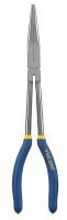 10J902 Long Reach Pliers, Bent, 11 In L, 4 In Cap