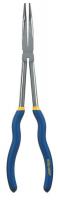 10J903 Long Reach Pliers, Bent, 11 In L, 4 In Cap