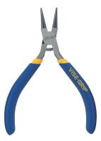 10J915 Pliers, Round Nose, 4-1/2 In L, 3/4 In Cap