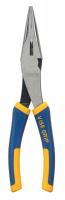10J923 Long Nose Pliers, 8 In L, 2-1/2 In Cap