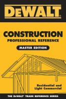 10K046 DEWALT Construction Professional Ref
