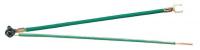 10K063 Grounding Tail, 2-Wire, Green, Pk500