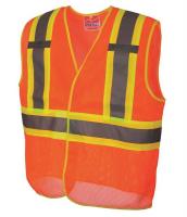 10K304 High Visibility Vest, Class 2, L/XL, Orange