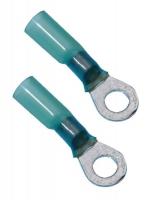 10K424 Ring Terminal, Blue, Brazed, 16 to 14, PK25