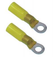 10K435 Ring Terminal, Yellow, Brazed, 12-10, PK500
