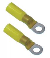 10K441 Ring Terminal, Yellow, Brazed, 12-10, PK500