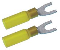 10K454 Fork Terminal, Yellow, 12 to 10 AWG, PK500