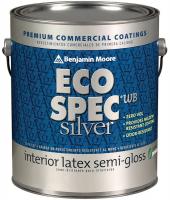 10M343 Interior Paint, Semi-Gloss, 1 gal, Frostine
