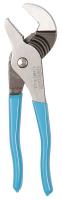 10N541 Tongue and Groove Plier, 8 In L, Stl, Blue