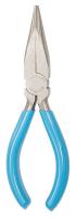 10N545 Long Needle Nose Pliers, 6 In L, Blue