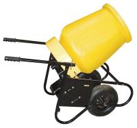10N693 Wheelbarrow Mixer, 3 1/2 Cu. Ft., 1/2HP
