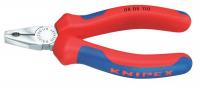10N831 Mini Combo Pliers, 4-1/4 In L, Red/Ylw