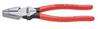 10N832 Linesmans Pliers, New England, 9-1/4 L, Red