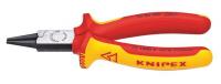 10N851 Round Nose Pliers, Insulated, 6-1/4 In L