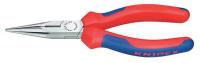 10N856 Radio Pliers, Half Round, Snipe, 6-1/4 In L