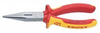 10N857 Radio Pliers, Insulated, Half Round, 6-1/4