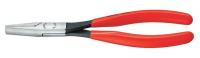 10N865 Assembly Pliers, Flat, Wide, 8 In L, Red