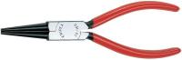 10N877 Long Pliers, Round, 6-1/4 In L, Red