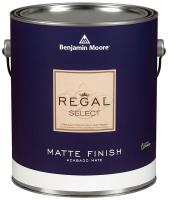 10P293 Interior Paint, Matte, 1 gal, Deep In Thoug