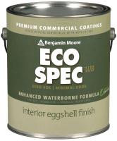 10T212 Interior Paint, Eggshell, 1 gal, Exhale