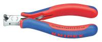 10T968 End Cutting Nippers, 4-3/4 In L, Red/Blue