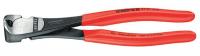 10T971 End Cutting Nippers, 8 In L, Red