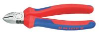 10T984 Diagonal Cutter, Half Rnd, 7-1/4 L, Red/Blu