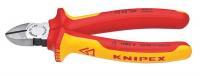 10T985 Diagonal Cutter, Insulated, Half Rnd, 6-1/4