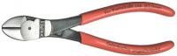 10T991 Diagonal Pliers, 5-1/2 In L, Red