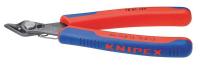10U016 Super-Knips Pliers, 5 In L, Red/Blue