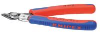 10U017 Super-Knips Pliers, 5 In L, Red/Blue