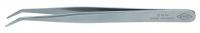 10U045 Tweezers, Anti-Magnetic, Angled, 4-3/4 In