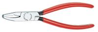 10U135 Glass Nibbling Pincers, 6-1/4 In L, Red