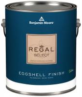10U381 Interior Paint, Eggshell, 1 gal, Bone White