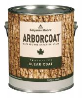 10U445 Exterior Stain, Flat, 1 gal, Clear
