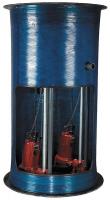 10V137 Grinder Pump, Duplex, 2 HP, Height 72 In