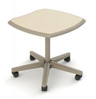 10W206 Tasking Table, Square, 24x24, Taupe
