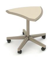 10W209 Tasking Table, Wing, 24x24, Taupe