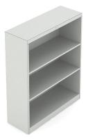 10W778 Bookcase, 3-Shelf, 42 In. H, Grey
