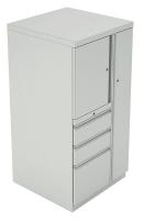 10W793 Storage/Wardrobe Cabinet, Grey