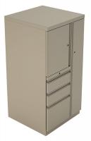 10W794 Storage/Wardrobe Cabinet, Taupe