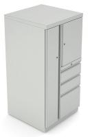 10W799 Storage/Wardrobe Cabinet, Grey