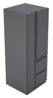 10W817 Storage/Wardrobe Cabinet, Charcoal