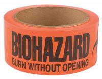 10Y534 Biohazard Warning Tape  Burn WO Opening