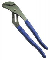 10Z819 Tongue/Groove Pliers, Straight, 12 ln, Blue