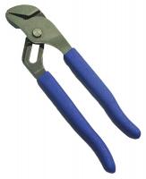 10Z827 Tongue/Groove Pliers, Straight, 7 ln, Blue