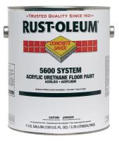10Z896 5600 Floor Paint, Safety Green, 1 gal.